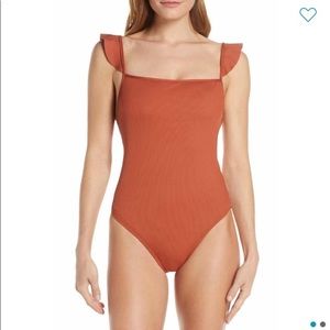 Madewell Ruffle One Piece